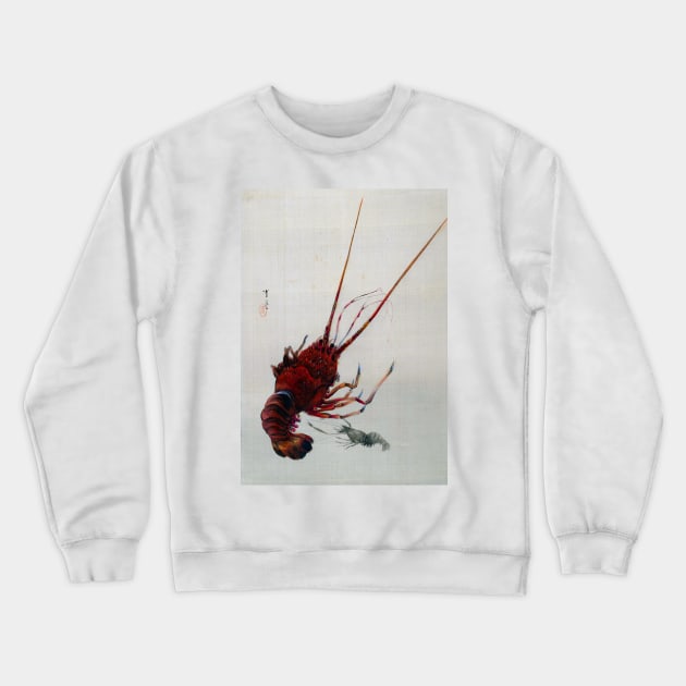 Watanabe Seitei Crayfish Crewneck Sweatshirt by pdpress